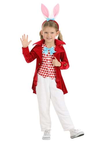 Girl&#39;s Toddler Dignified White Rabbit Costume