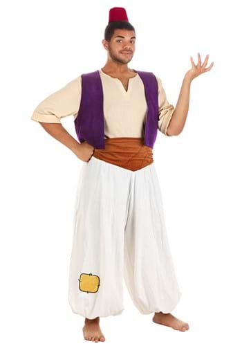 Plus Size Disney Aladdin Deluxe Men&#39;s Costume