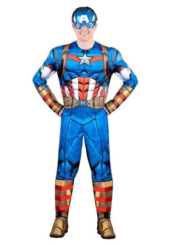 Men&#39;s Captain America Qualux Costume