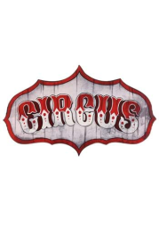Old Timey Circus Sign Halloween Prop