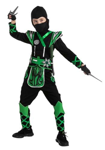 Kid&#39;s Green Ninja Costume