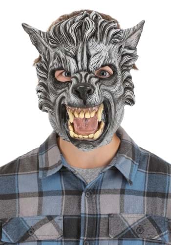 Kid&#39;s Gray Wolf Mask