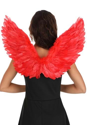 Red Devilish Angel Costume Wings