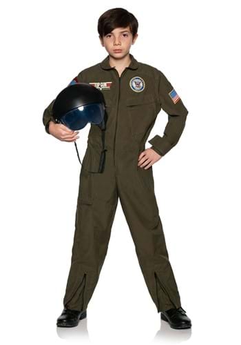 Kid&#39;s US Navy Top Gun Jumpsuit Costume