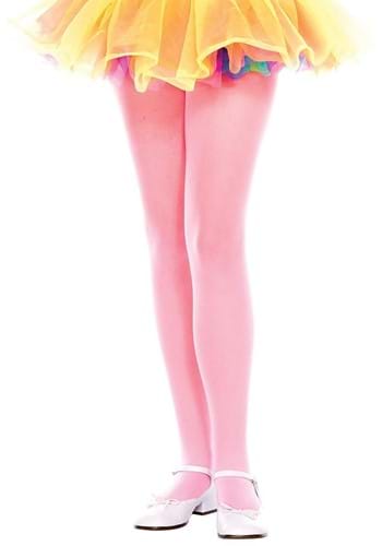 Girl&#39;s Light Pink Opaque Tights