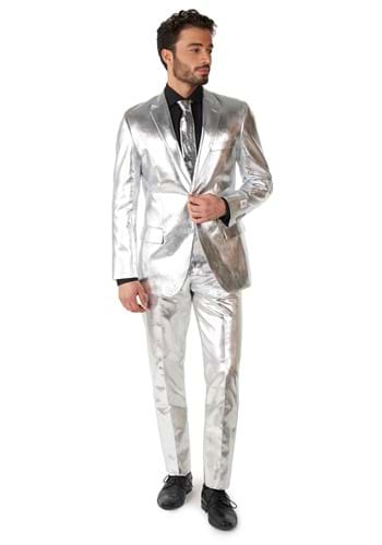 Shiny Opposuits Silver Men&#39;s Suit