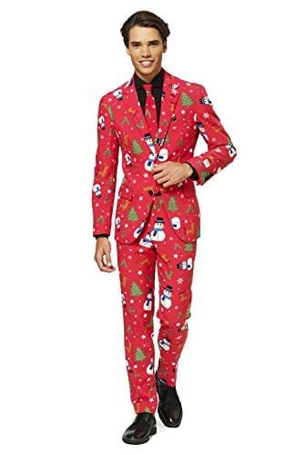 Men&#39;s OppoSuits Red Christmas Costume Suit