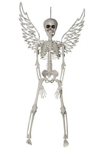 16&quot; Hanging Skeleton with Wings Prop
