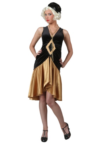 Plus Size Roaring 20&#39;s Flapper Costume for Women