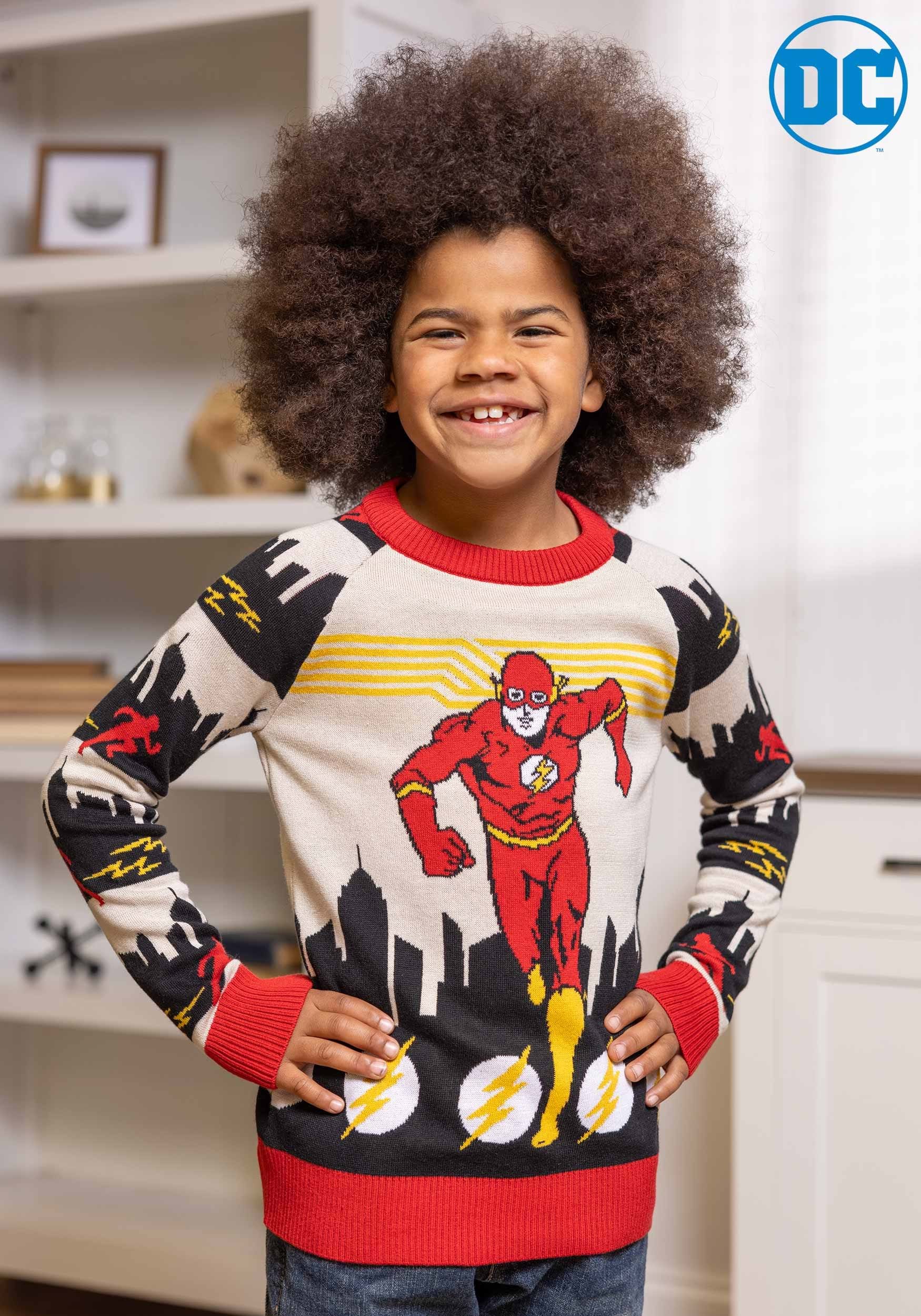 The Flash Kid's Ugly Sweater