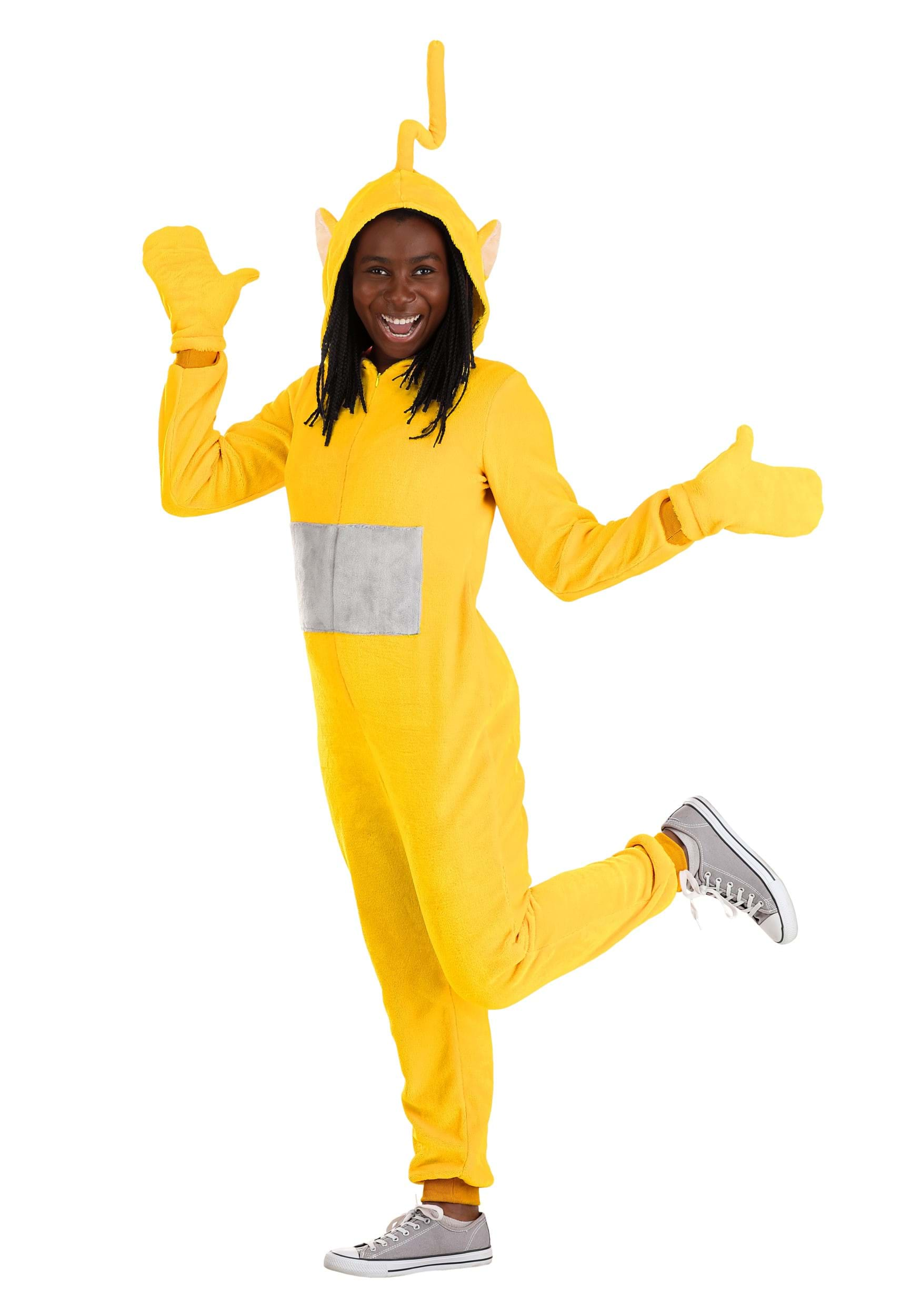 Teletubbies Laa-Laa Adult Jumpsuit Costume