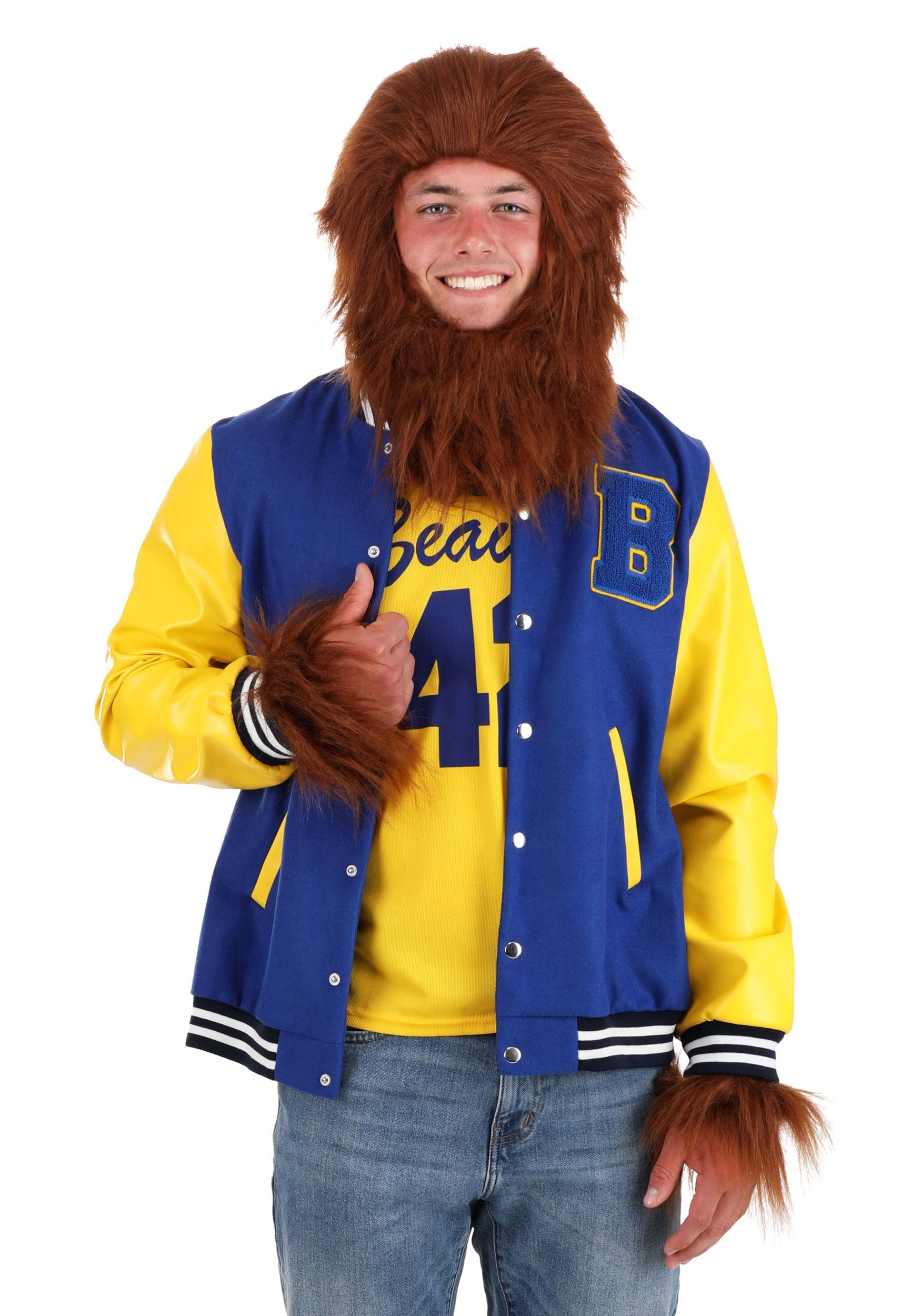 Adult Teen Wolf Letterman's Jacket Costume | Buy Male, Costumes ...