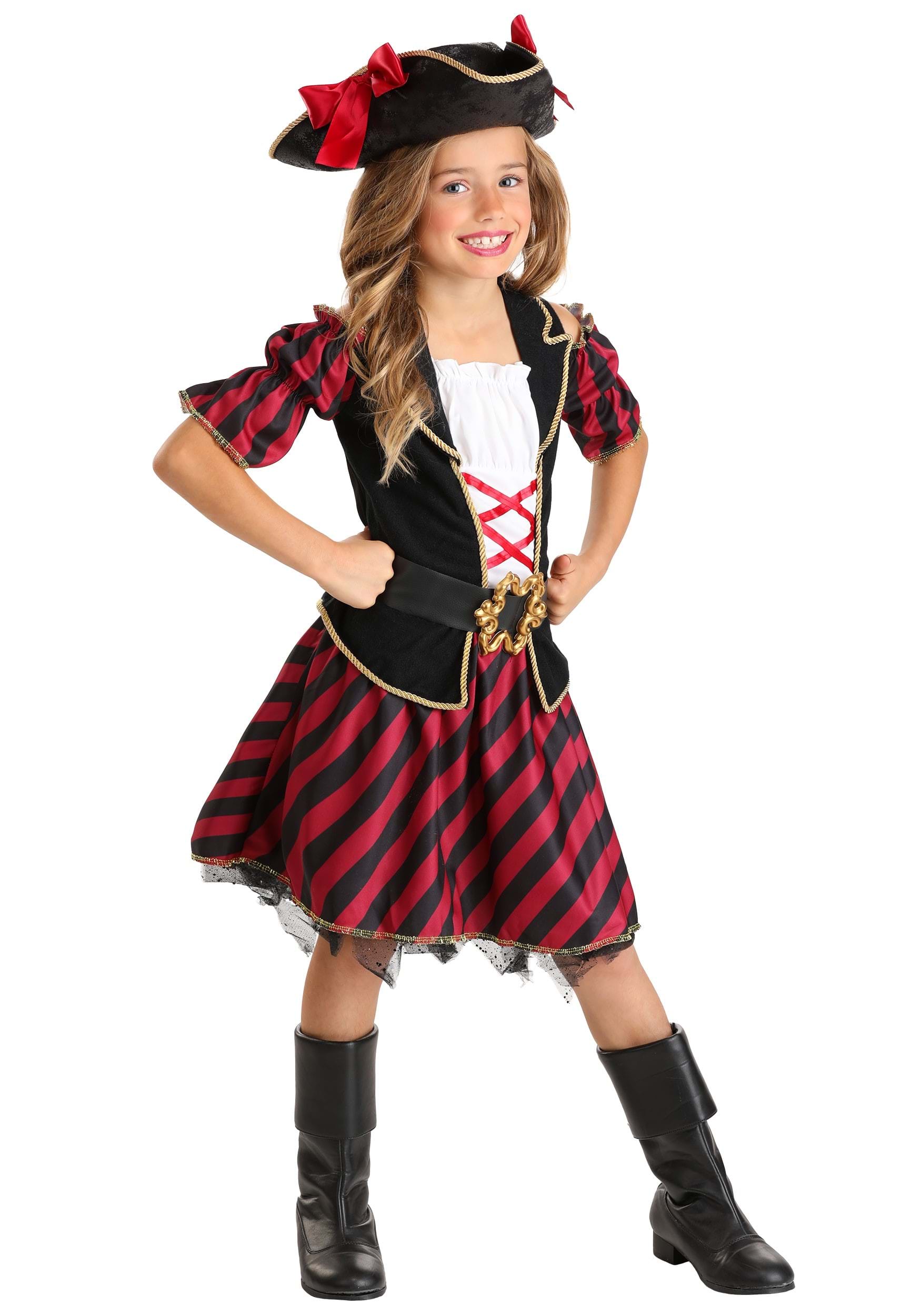 Seven Seas Pirate Costume for Girls