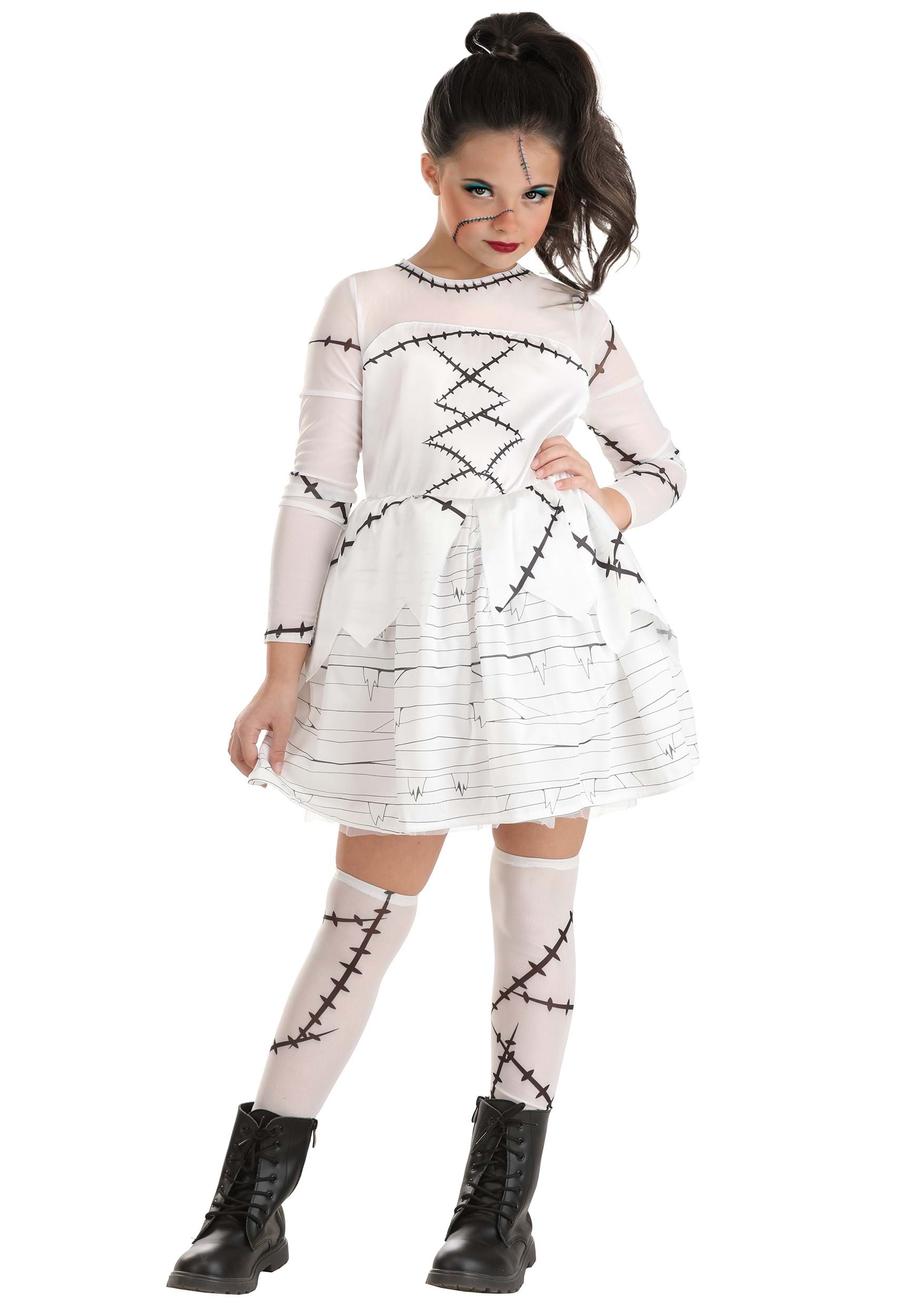 Bride of Frankenstein Costume Kid