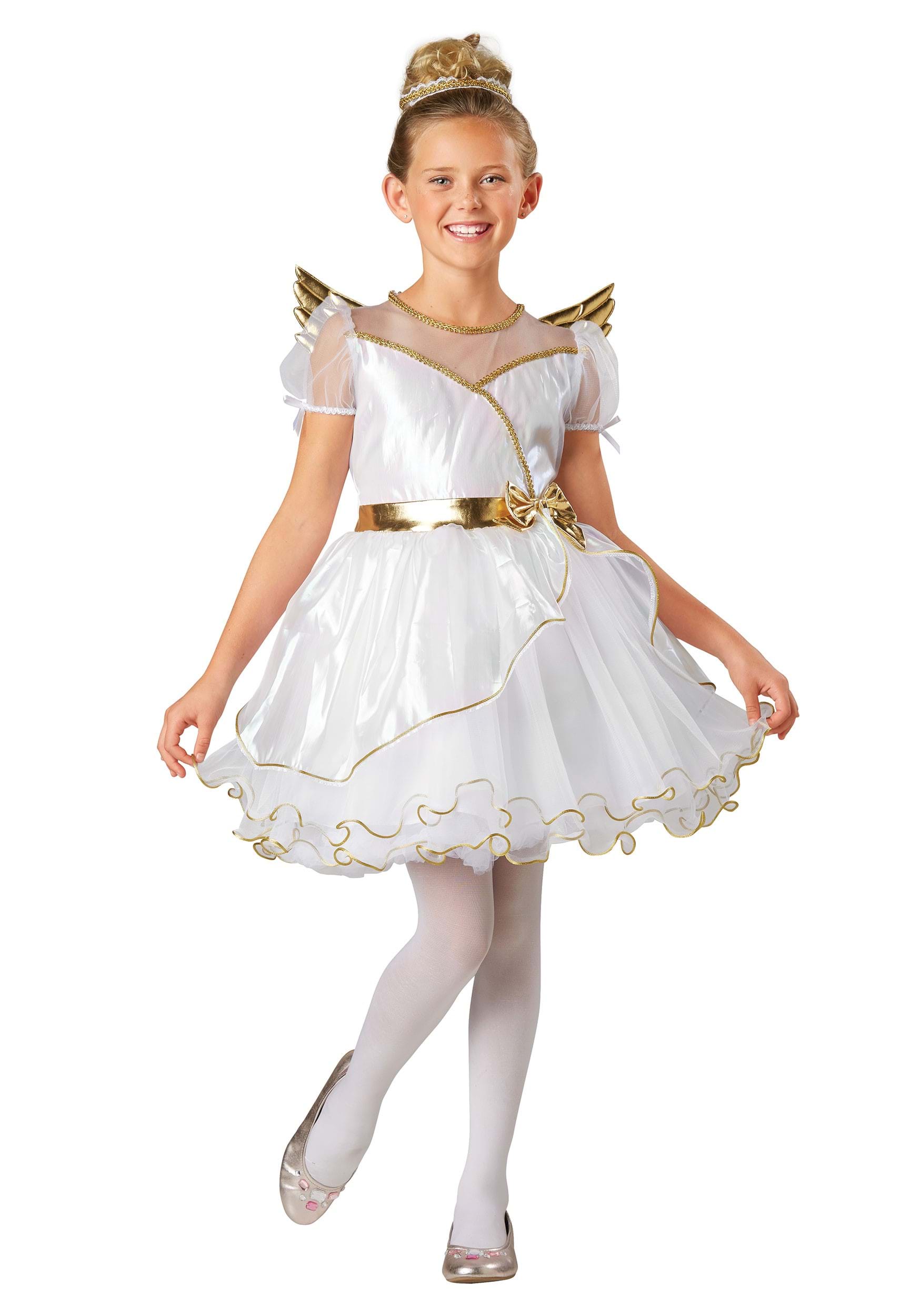 Kid's Guardian Angel Costume Dress | Religious Costumes