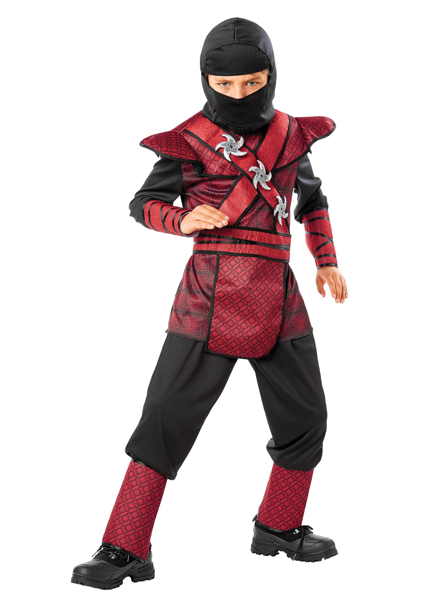 Regal Red Ninja Warrior Boy