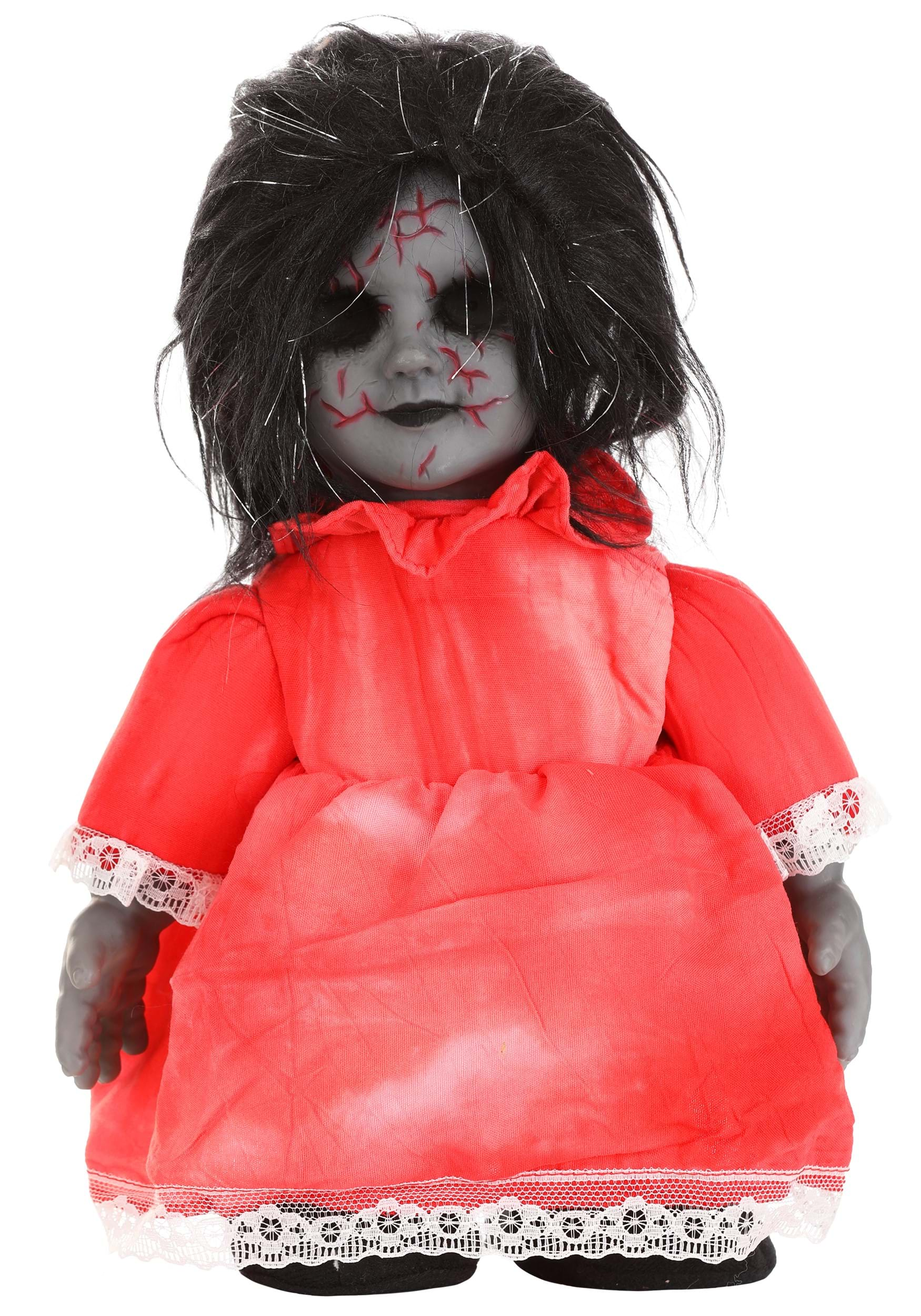 12-Inch Haunted Heather Doll Decoration | Scary Decorations