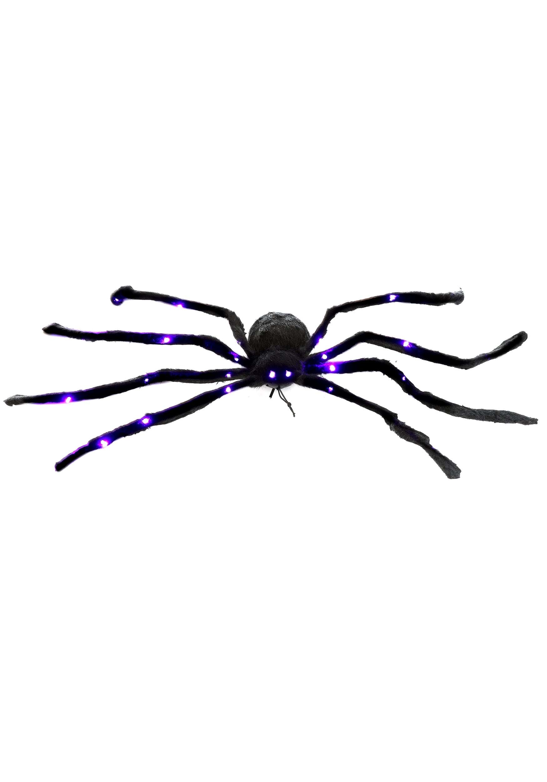 Purple Light Up Spider Halloween Decoration | Spider Decorations
