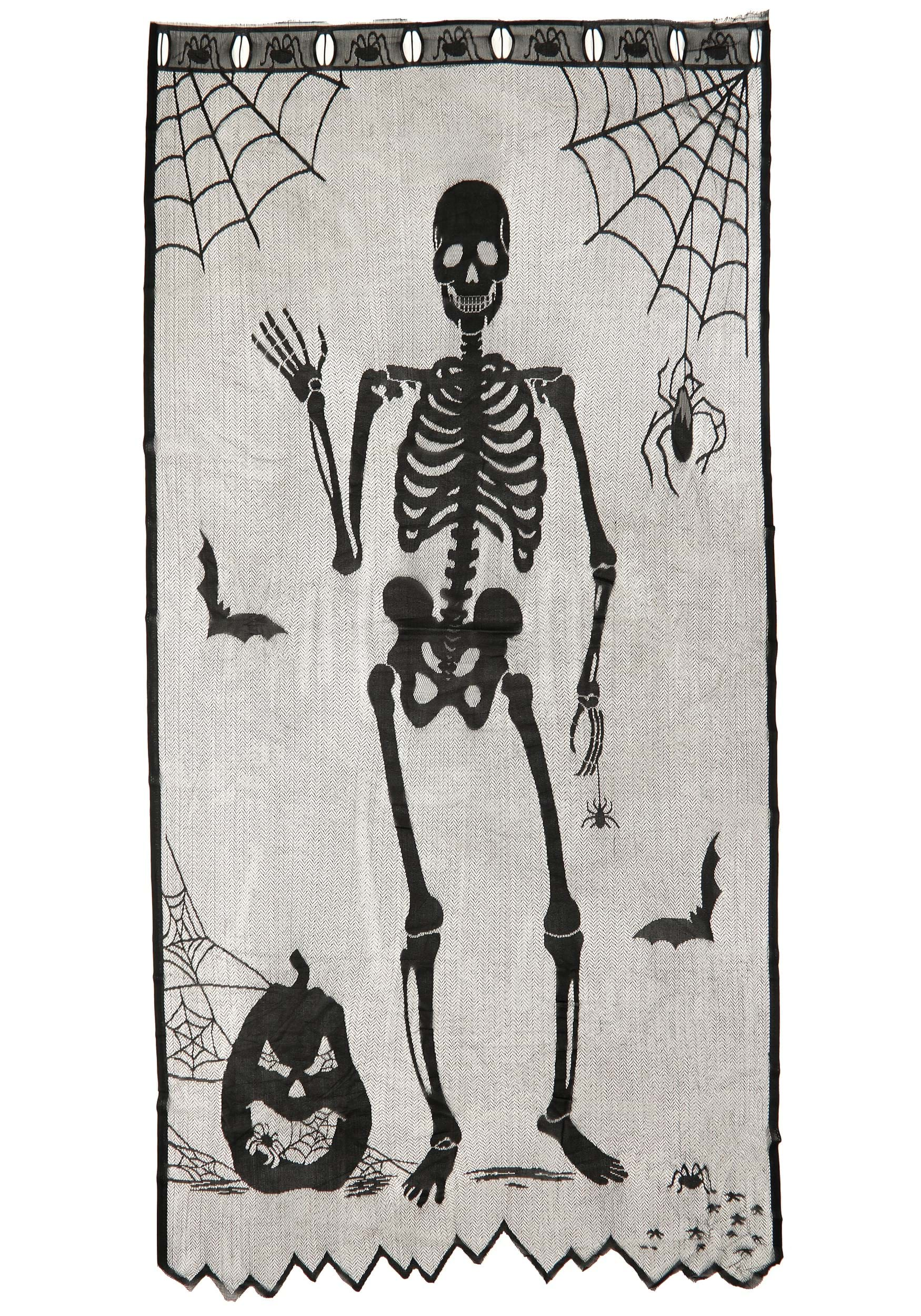 Bony Buddy Skeleton Door Curtain Prop | Door Decorations