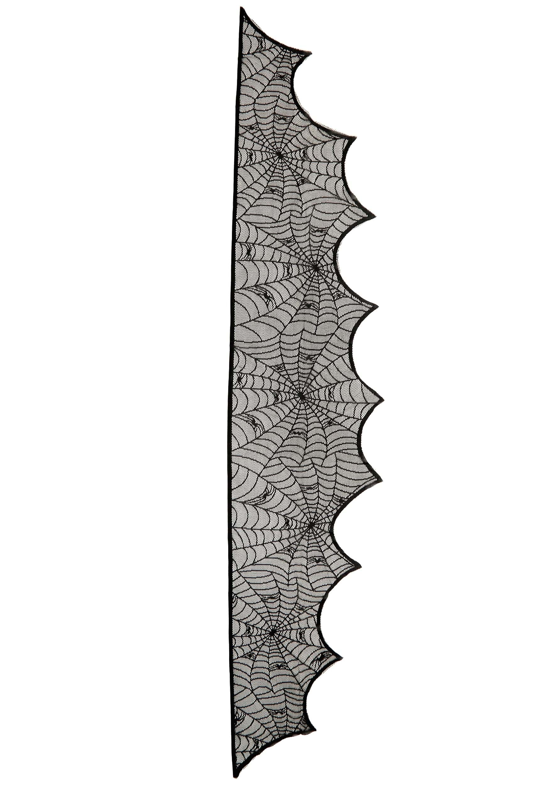 Webs Gone Wild Mantel Scarf | Indoor Decorations