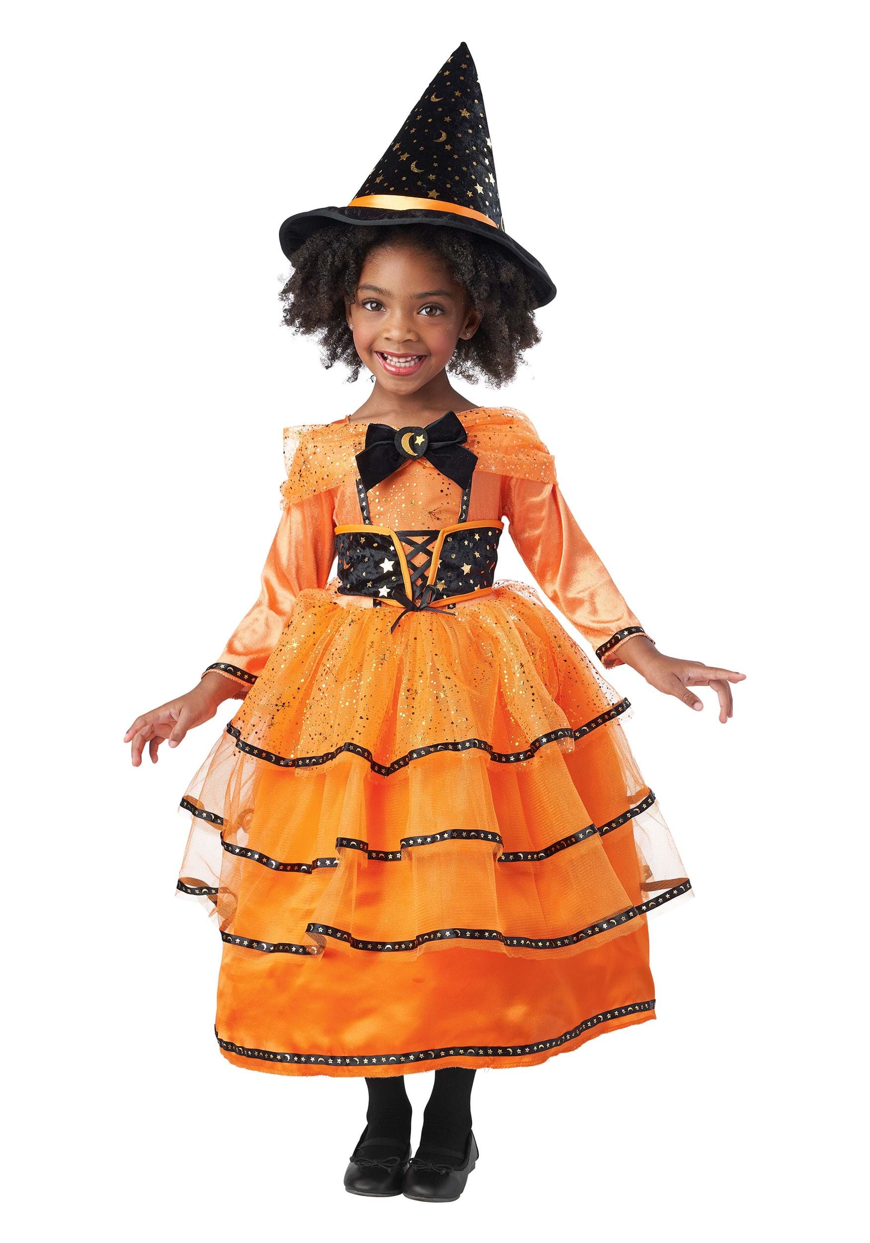 Toddler Midnight Pumpkin Patch Witch Costume | Girl