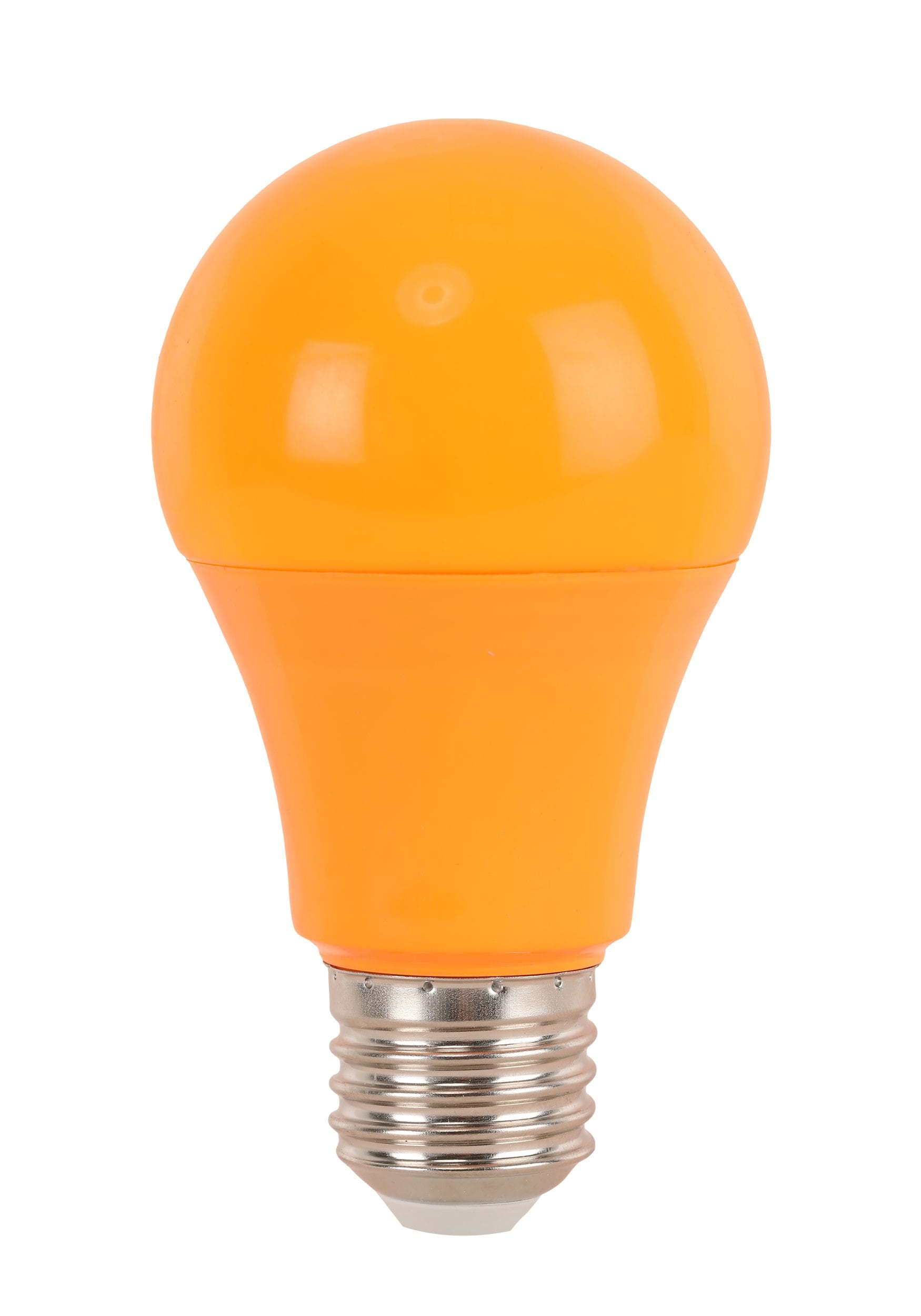 Orange Colored Light Bulb | Halloween Home Decorations