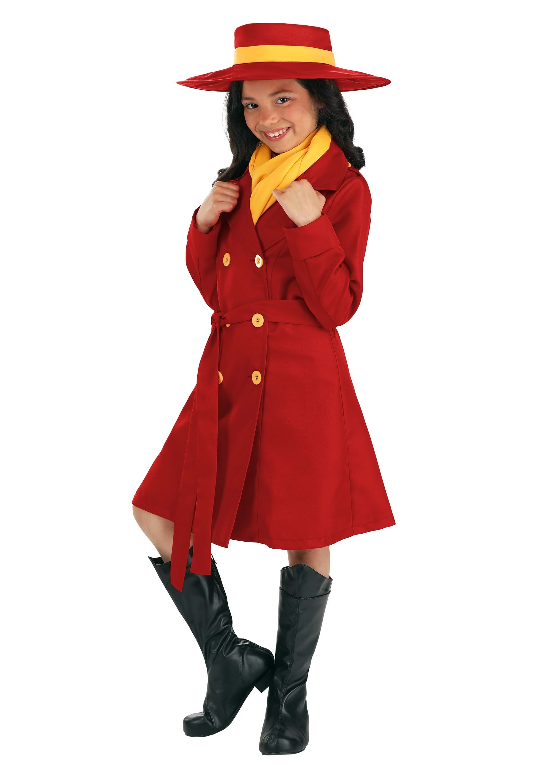 Kid's Carmen Sandiego Costume | TV Show Halloween Costumes