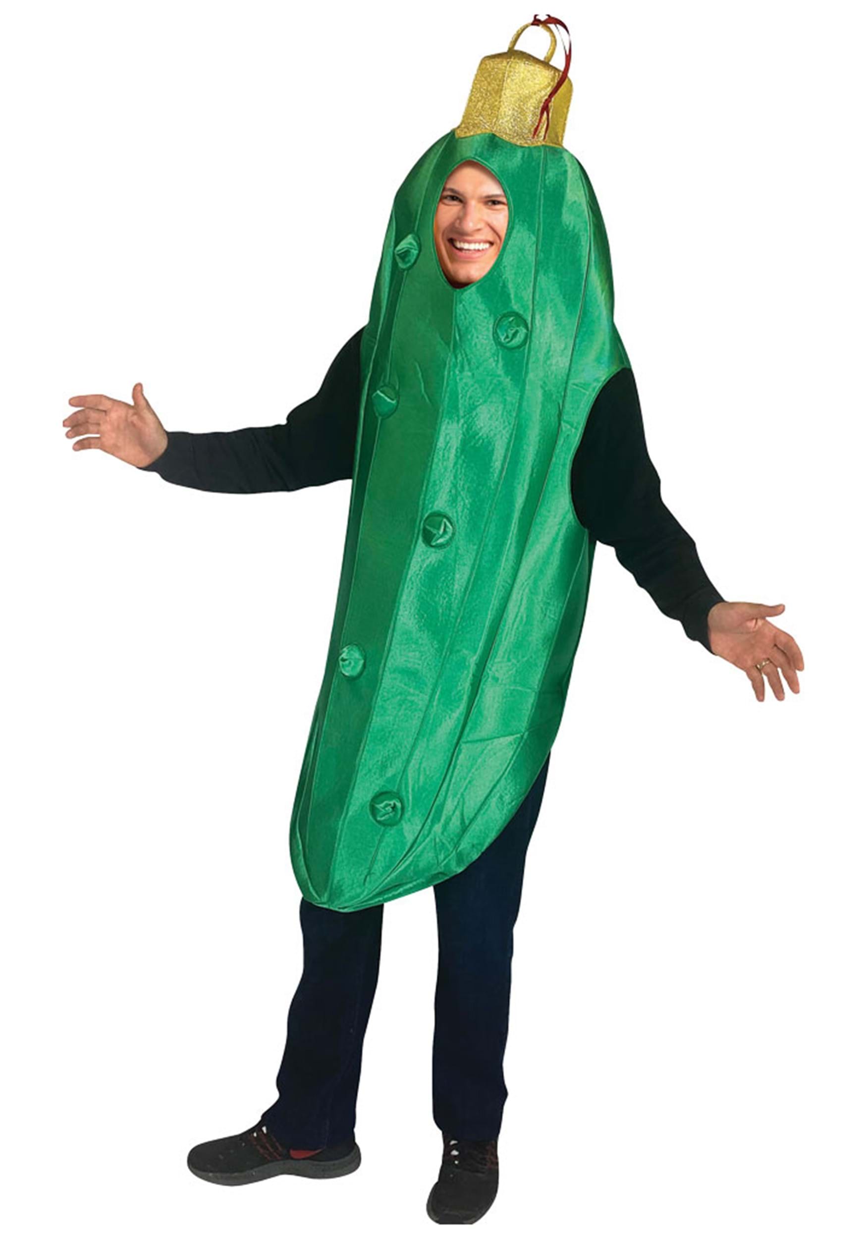 Christmas Pickle Ornament Adult Costume | Adult Funny Costumes