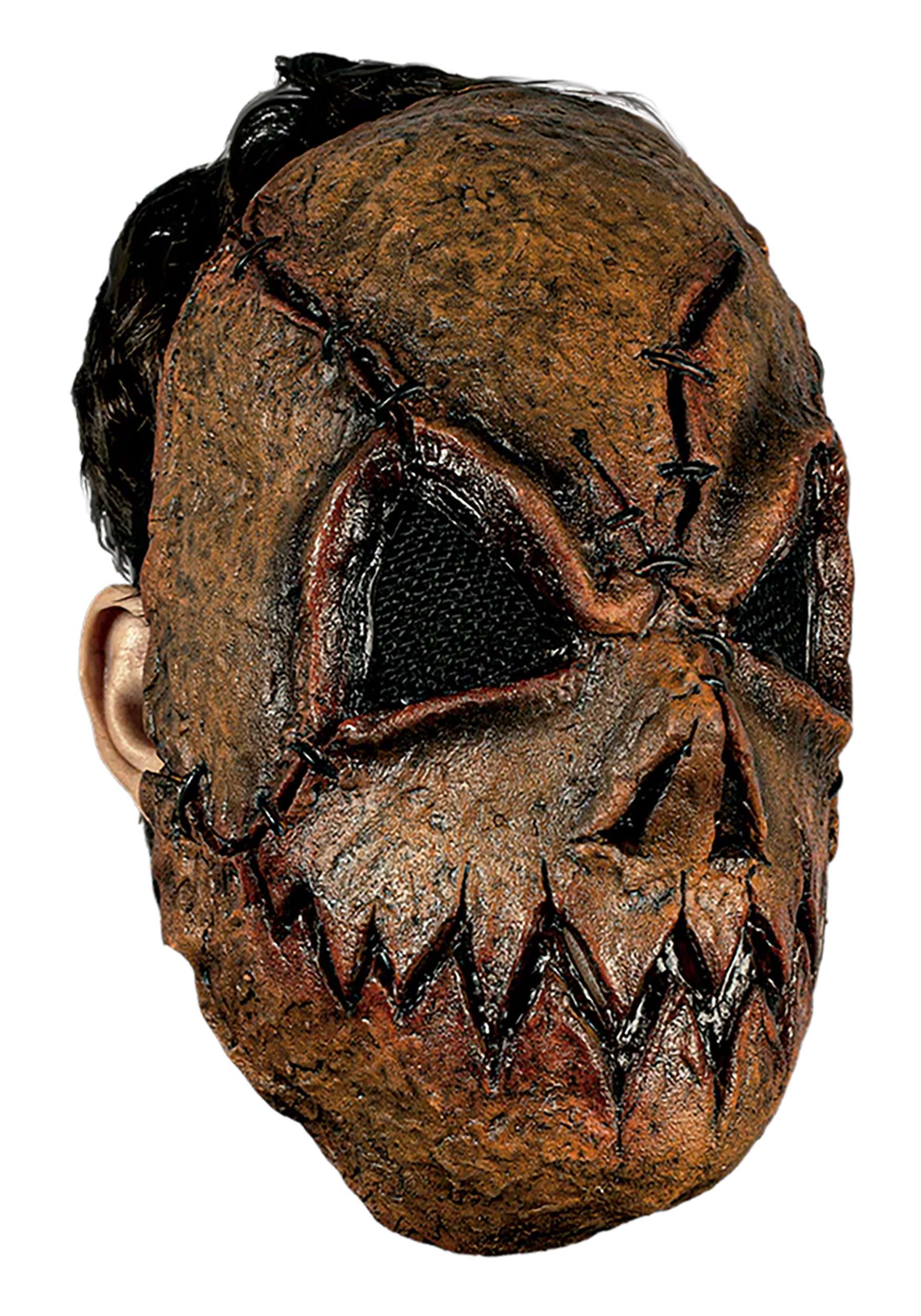 Pumpkin Hide Adult Costume Mask | Pumpkin Accessories
