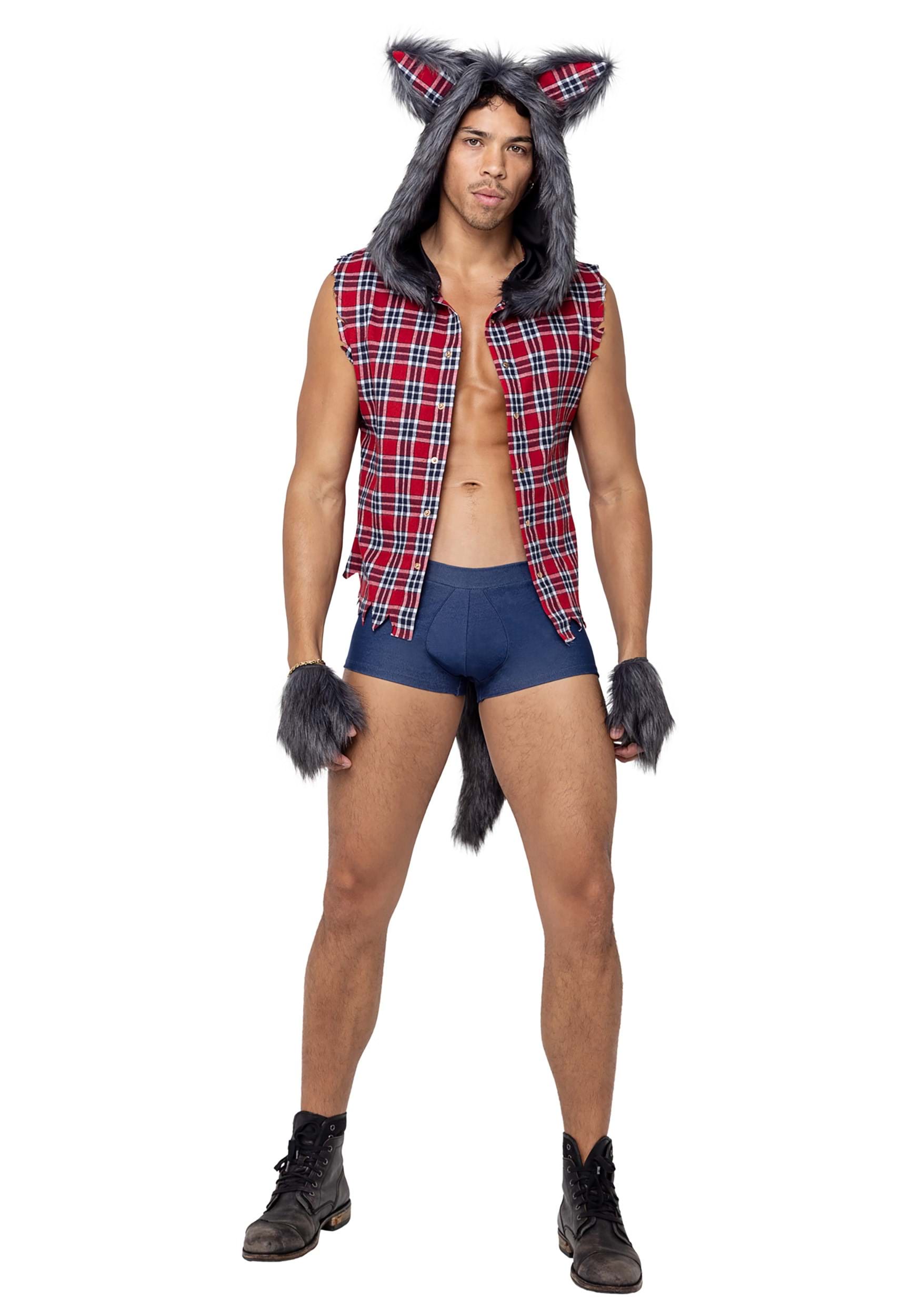 Men’s Sexy Full Moon Werewolf Costume | Sexy Men