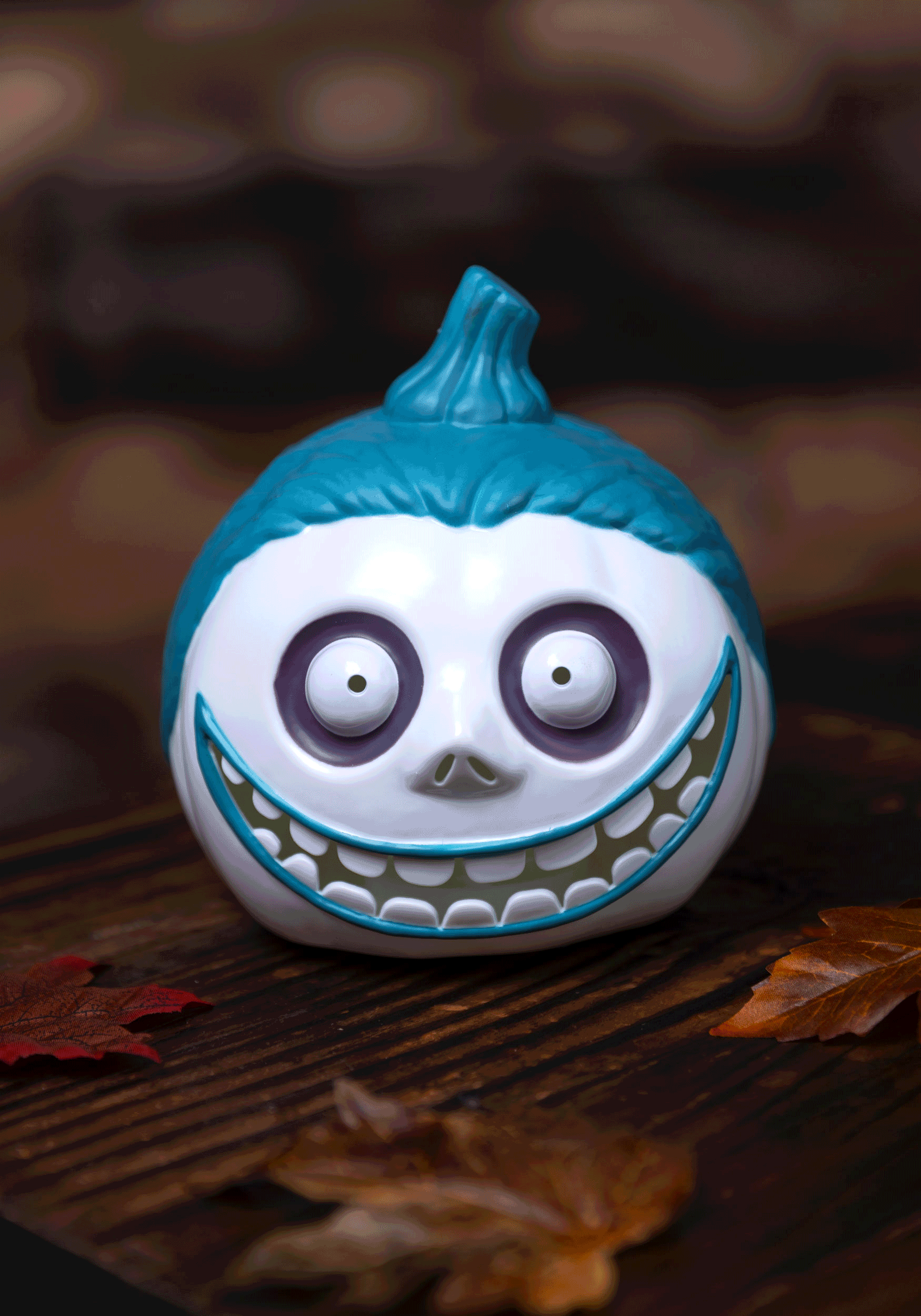 Nightmare Before Christmas 6 Barrel Light Up Pumpkin Halloween Decoration