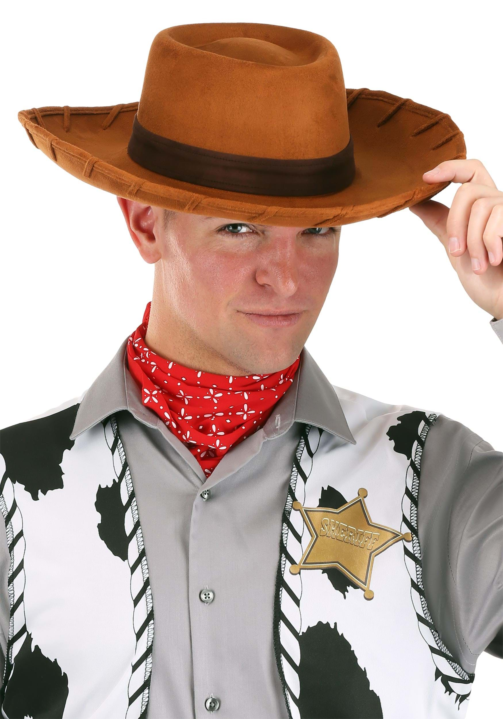 Deluxe Woody Cowboy Adult Costume Hat