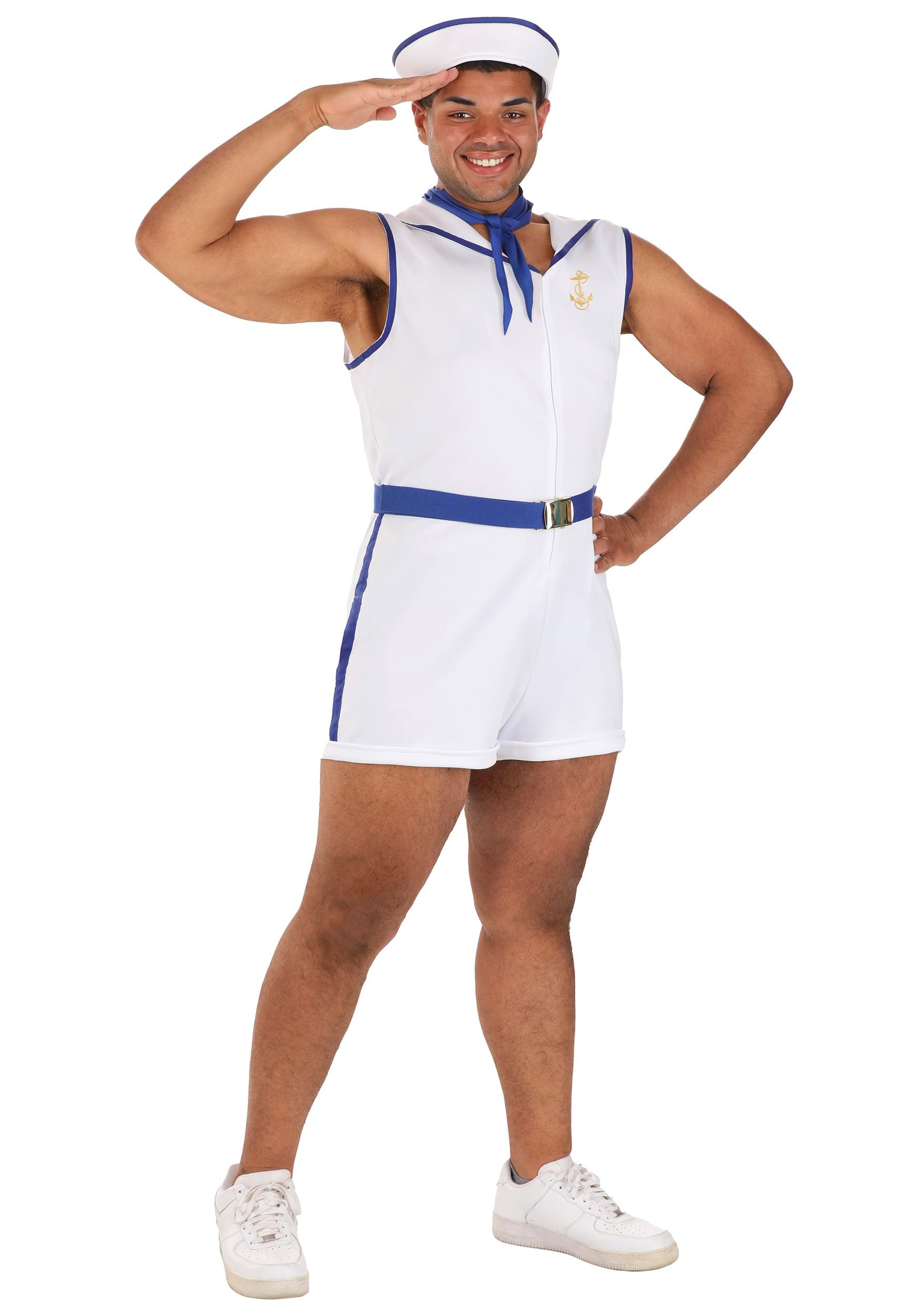 Plus Size Sunbathing Sailor Men