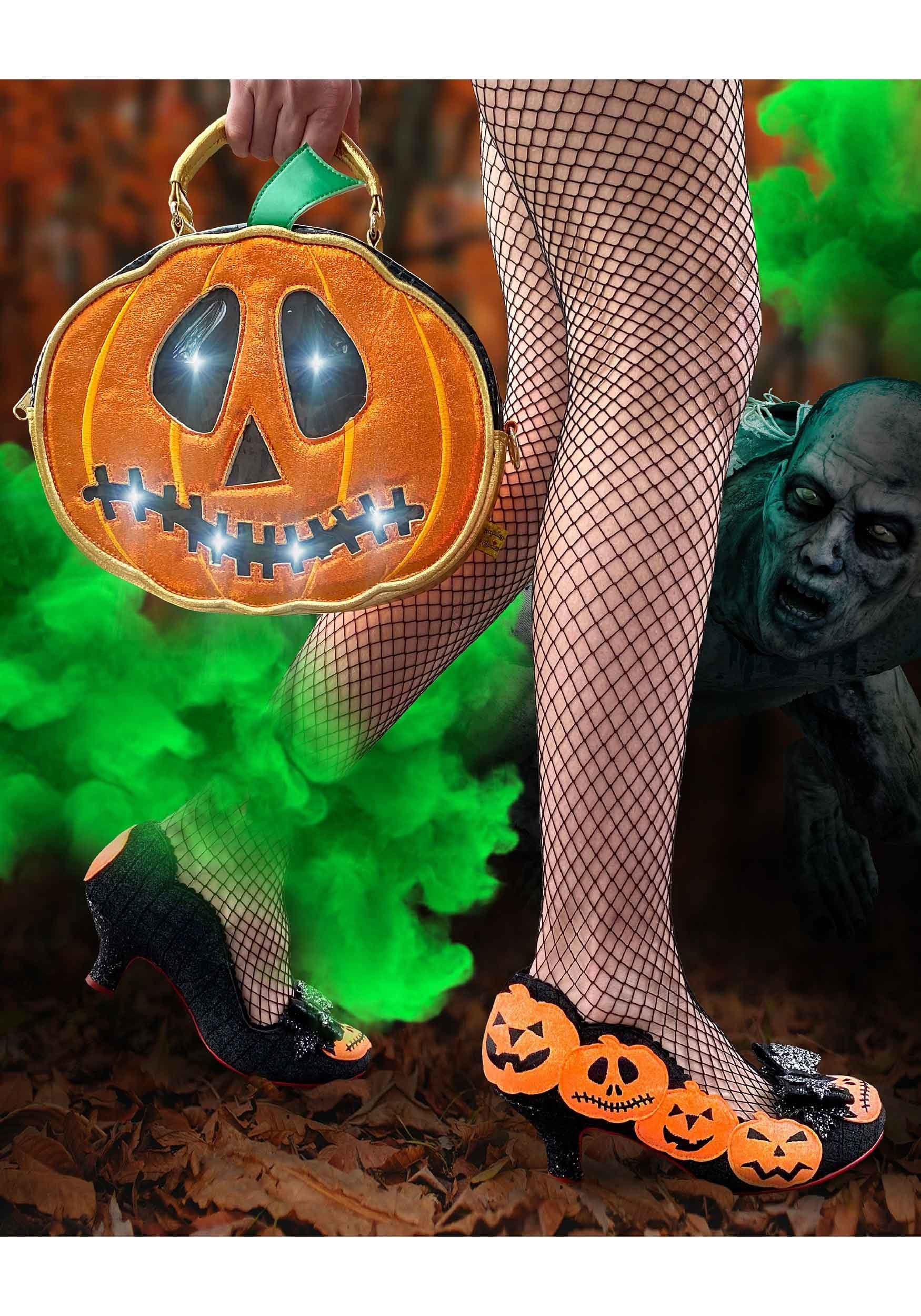 Pumpkin Carving Low Heels by Irregular Choice