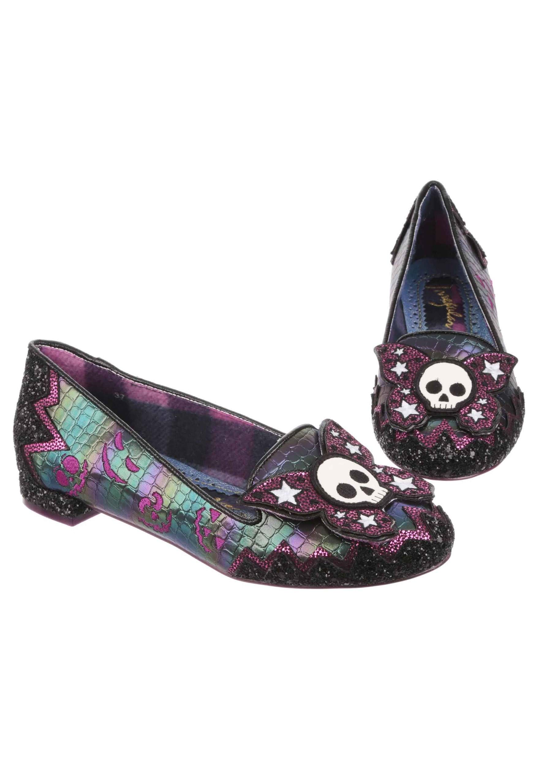 Deadly Kiss Flats by Irregular Choice | Halloween Shoes