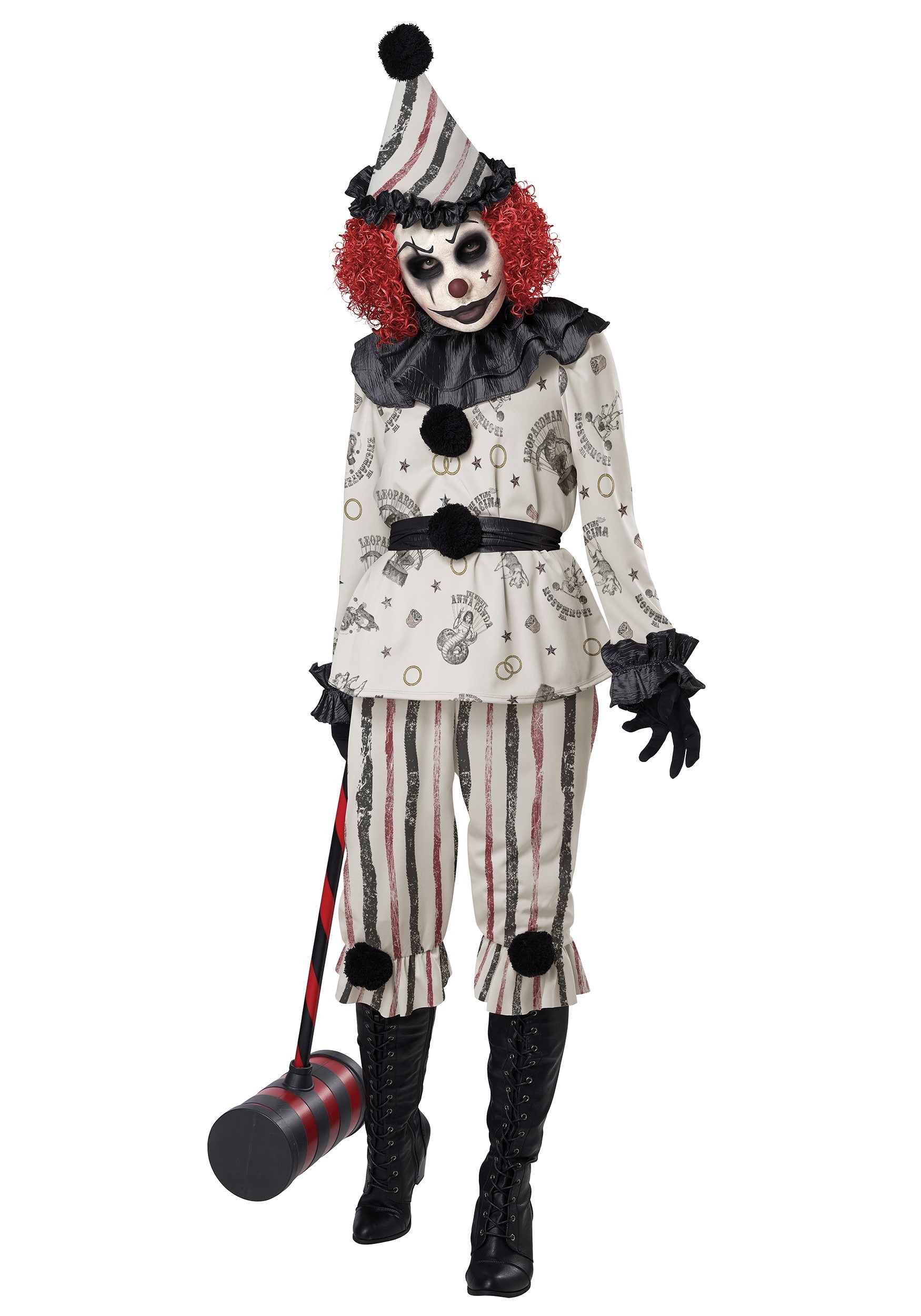 Creeper Clown Women's Costume | Evil Clown Costumes