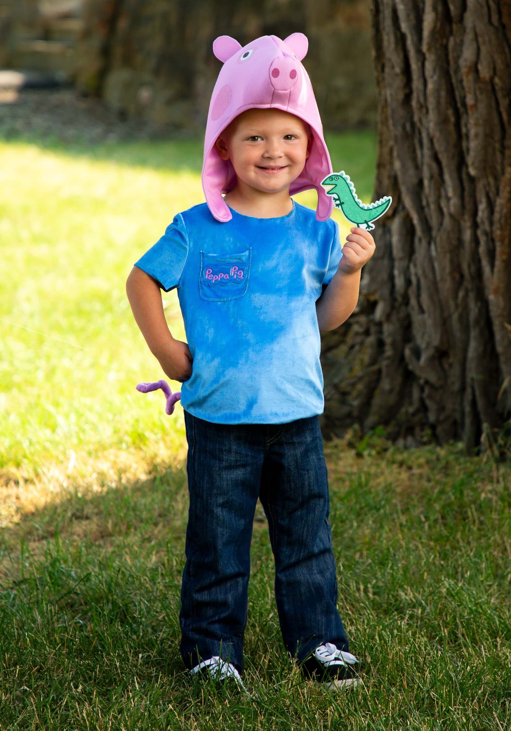 Kid's Classic George Pig Costume | Peppa Pig Costumes