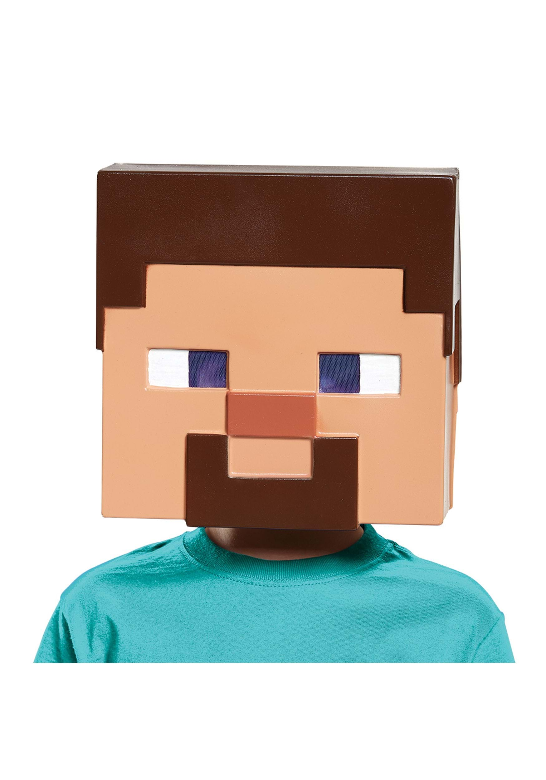 Minecraft Steve Vacuform Halloween Mask for Kids