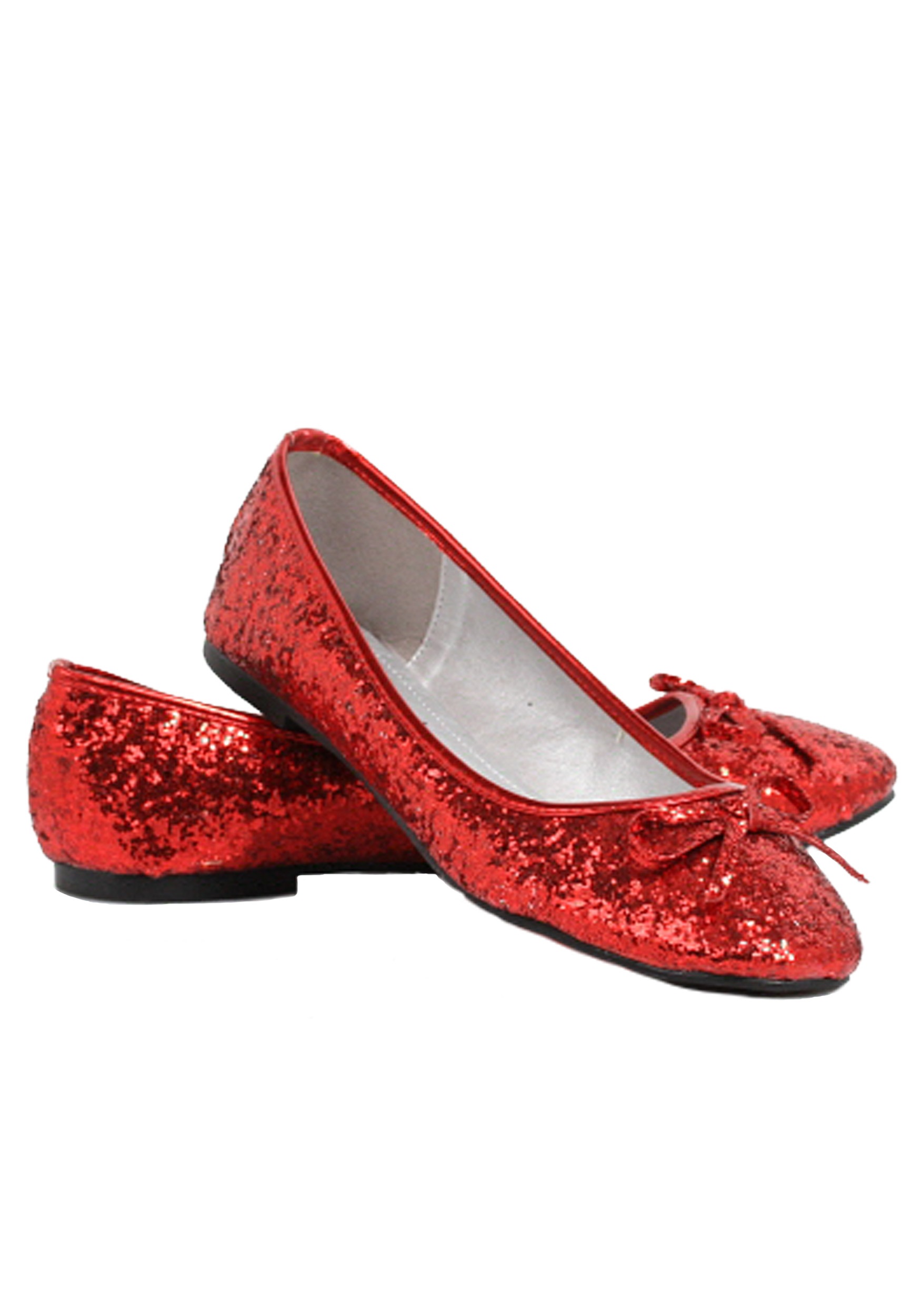 Red Glitter Women's Costume Flats