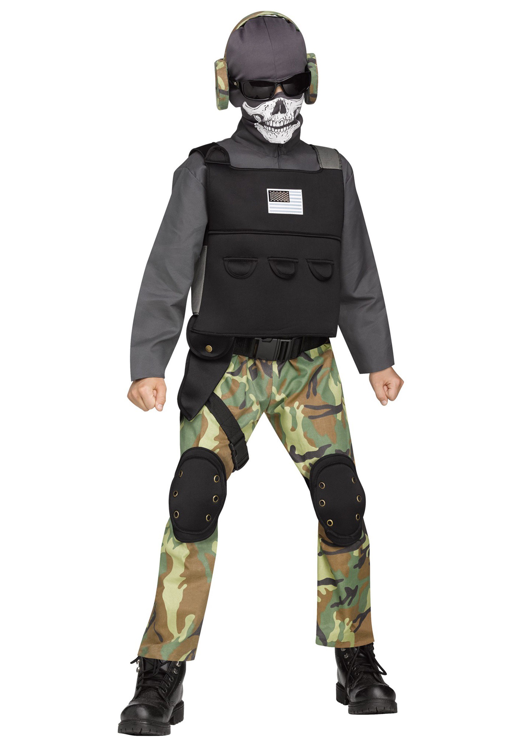 Skull Soldier Costume | Kid