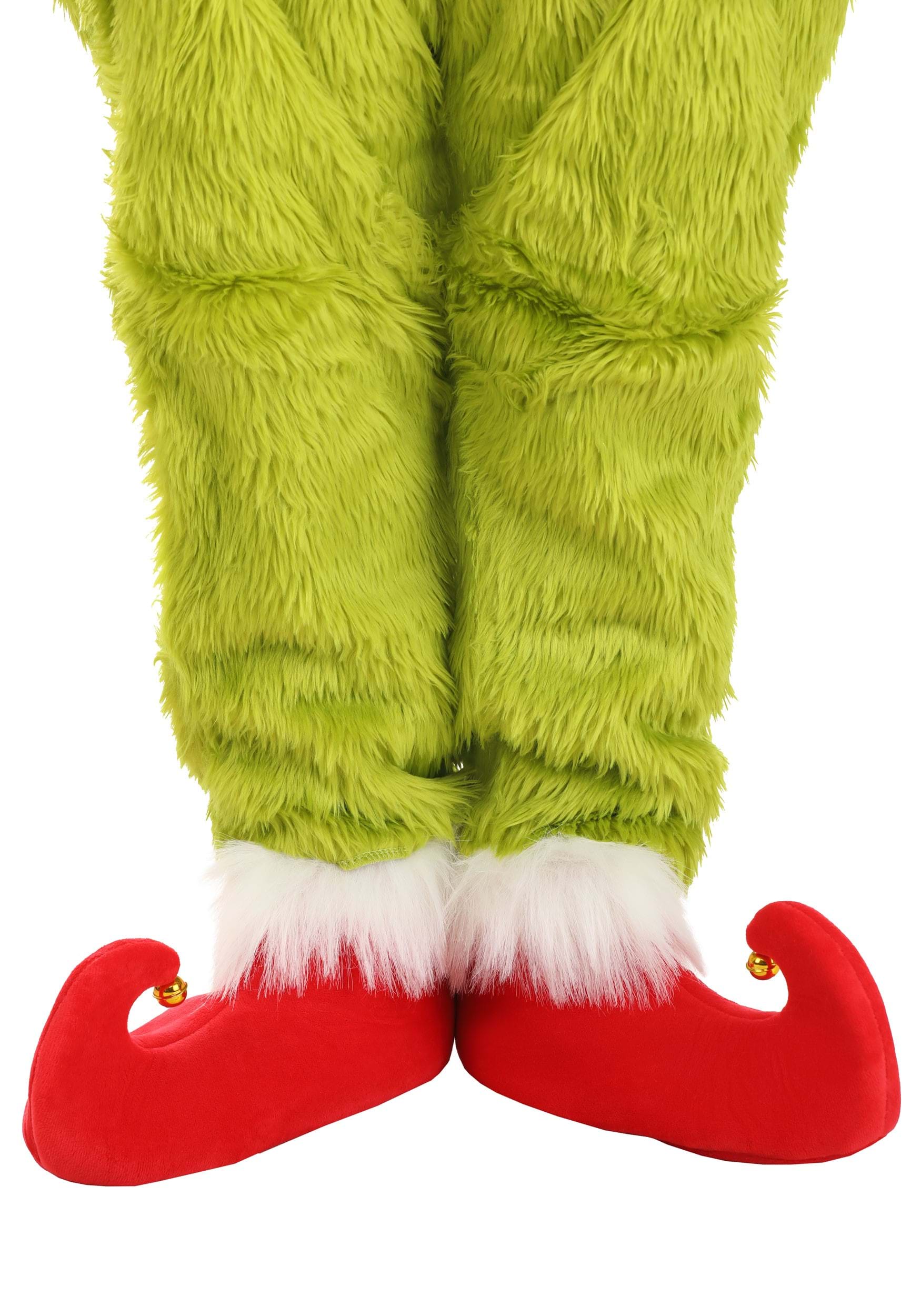 Red Elf Costume Shoes for Adults | Christmas Accessories