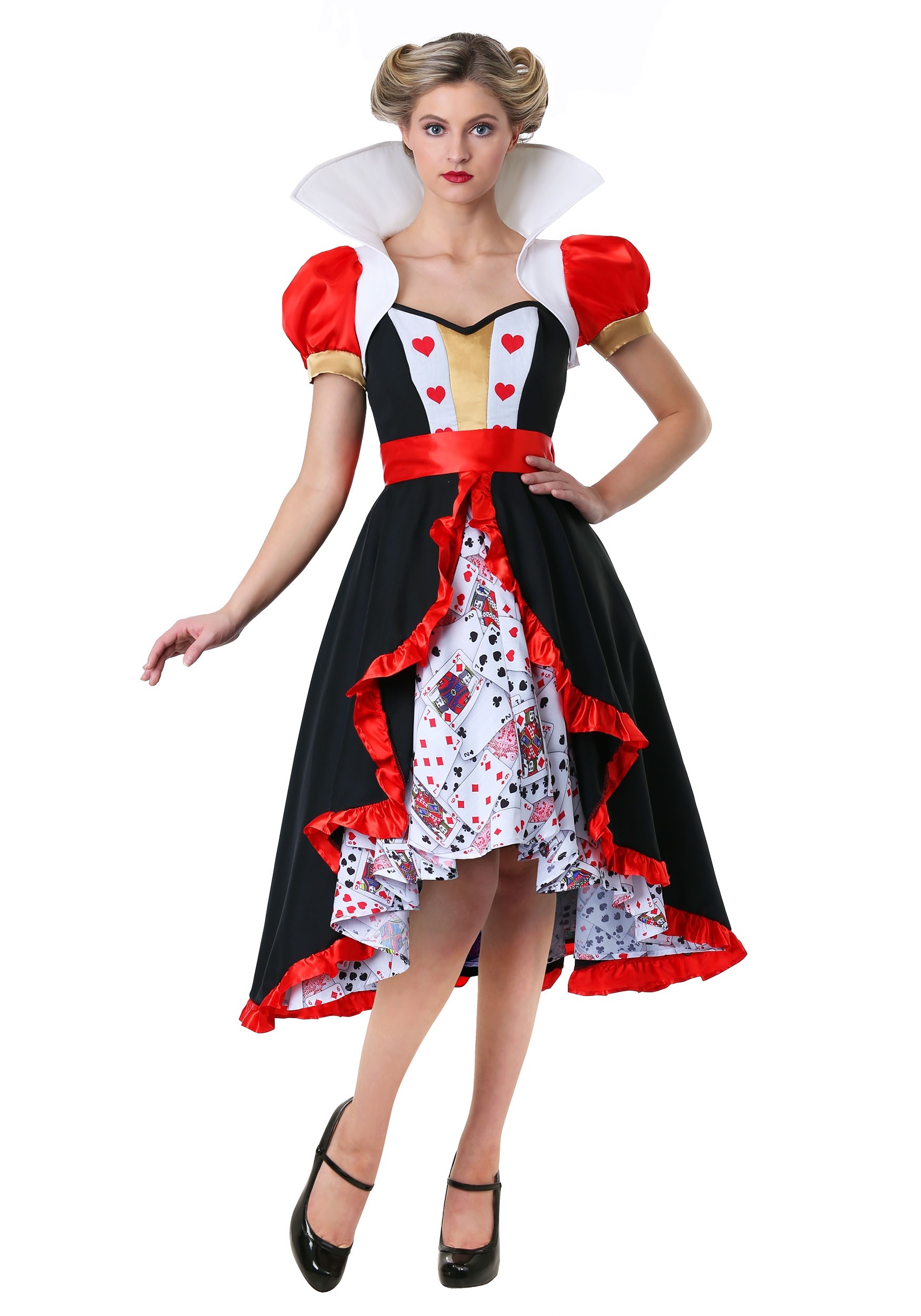 Plus Size Flirty Queen of Hearts Women