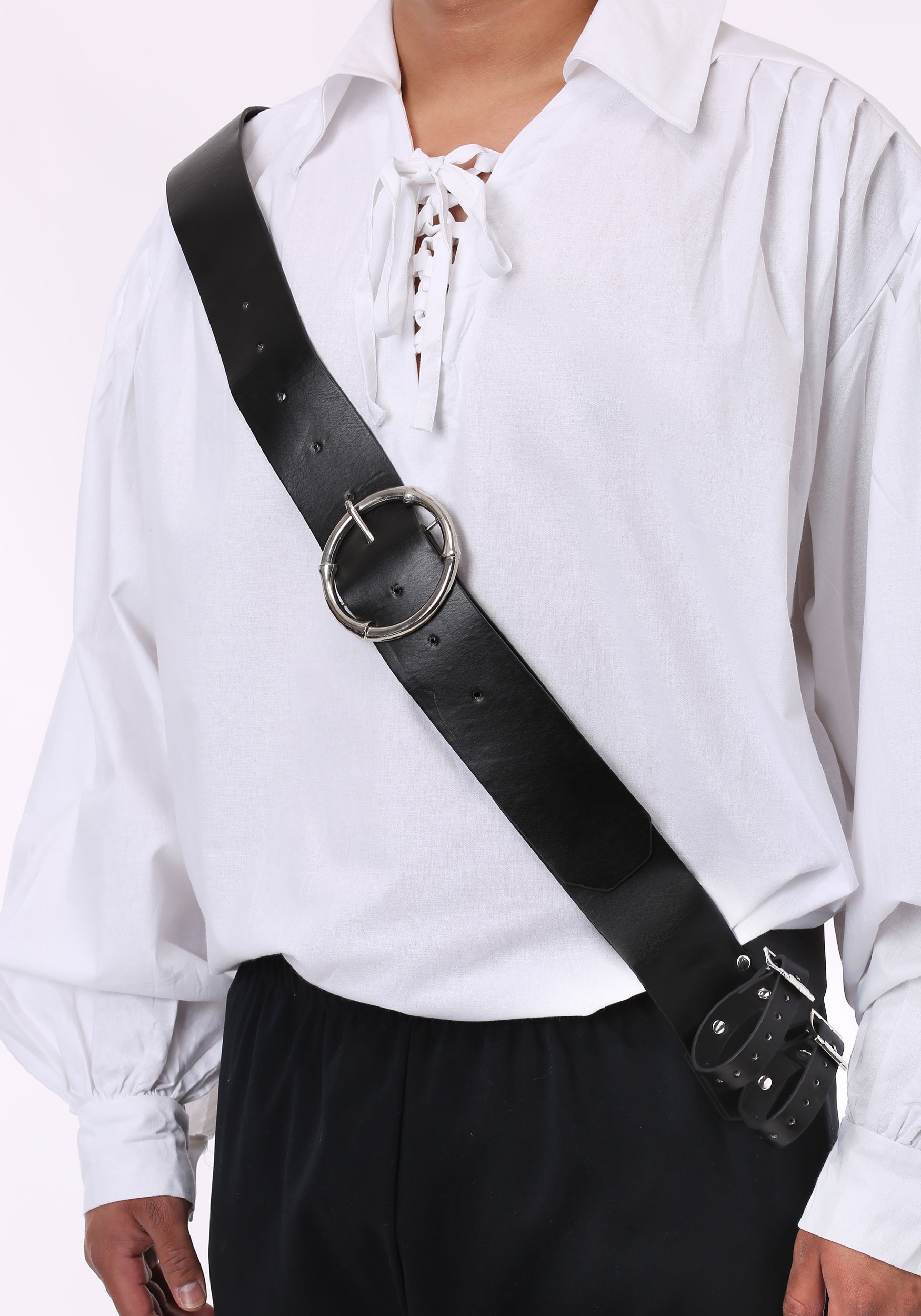 Black Shoulder Strap Prop Sword Holder