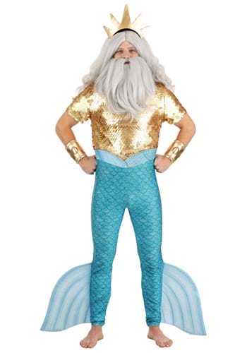 Disney The Little Mermaid Men&#39;s King Triton Costume