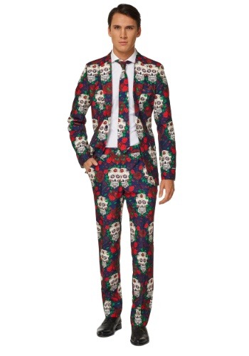 Men&#39;s Day of the Dead Suitmeister Suit Costume