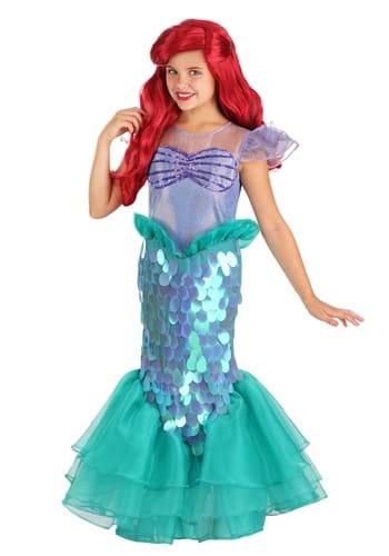 Girl&#39;s Little Mermaid Ariel Costume