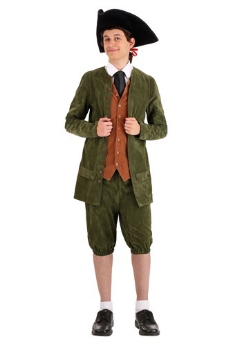 Men&#39;s Green Colonial Costume
