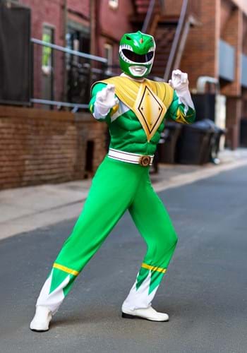 Power Rangers Men&#39;s Green Ranger Costume