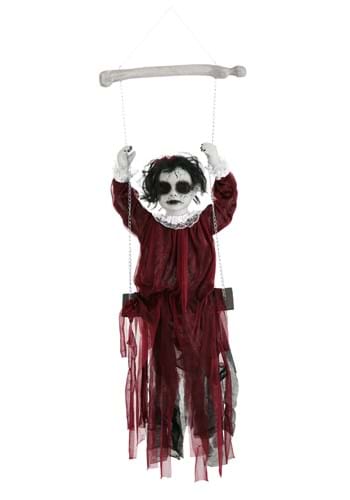 Haunted Swing Girl with 20 Lights &amp; Sounds Decoration