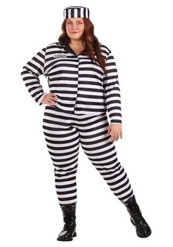 Women&#39;s Plus Size Incarcerated Cutie Costume